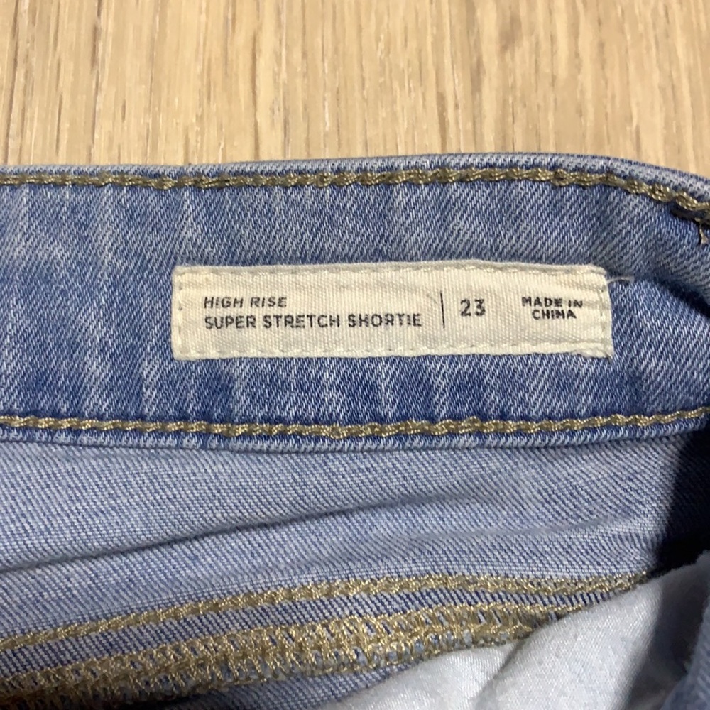 pacsun high rise distressed shorts - Picture 2 of 3